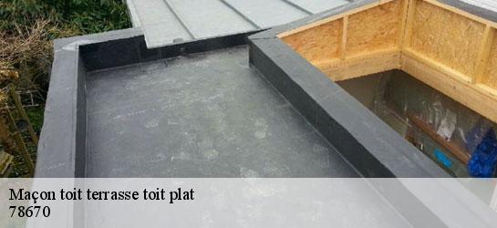 Maçon toit terrasse toit plat  78670