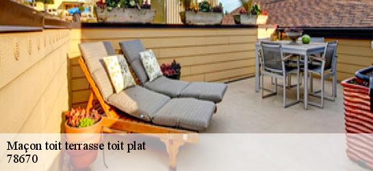 Maçon toit terrasse toit plat  78670